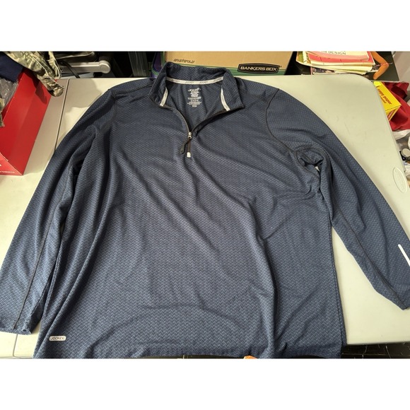 Jockey Other - JOCKEY Men's Gray Active Pullover 1/4 Zip Long Sleeve - Size XXL